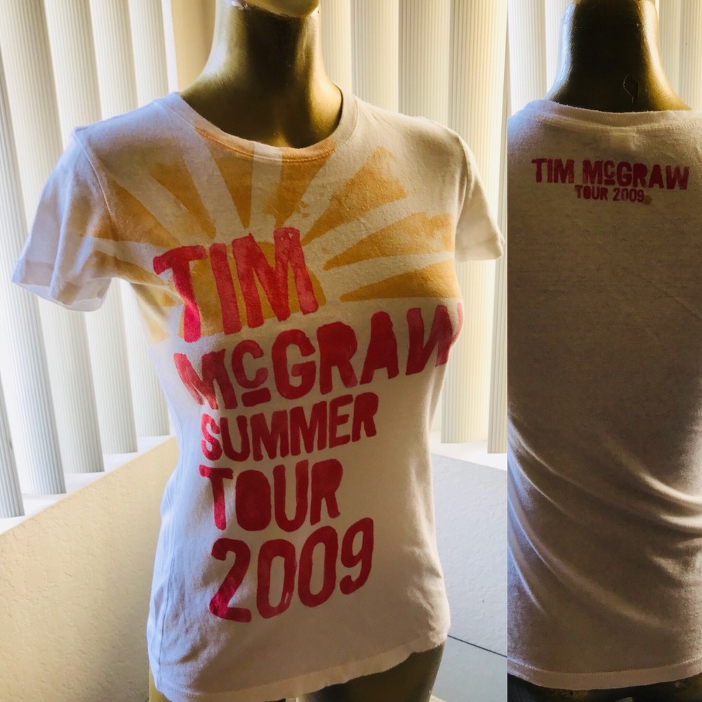 Collectible TIM McGRAW Summer Tour 2009 TEE S